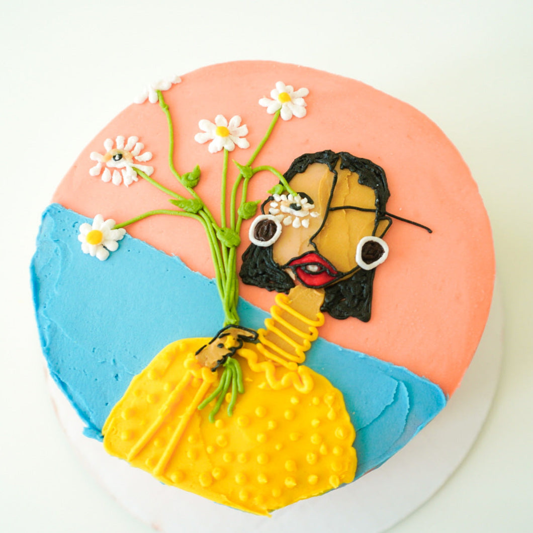 In Full Bloom Cristina Martinez Portrait Cake